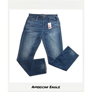 American Eagle Outfitters Vintage High Rise Slim Stretch Dark Blue Jeans Size 14